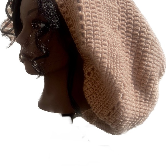 Slouchy Pale Pink Hand-made Tam♥️ - Picture 6 of 6
